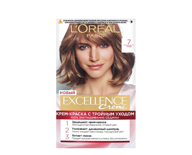 Loreal Paris Excellence თმის საღებავი N7 